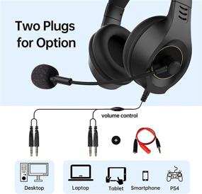 img 1 attached to 🎧 Lightweight Smartphone EASARS Headphones with Microphone