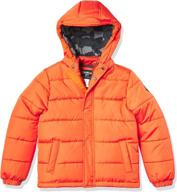 heavyweight winter jacket sherpa lining boys' clothing at jackets & coats logo