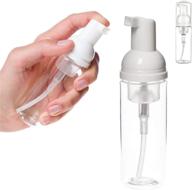 🧴 travel-sized plastic foaming bottle dispenser logo