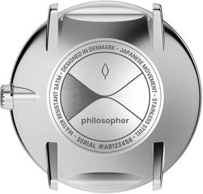 img 2 attached to 🕰️ Nordgreen Philosopher: The Ultimate Scandinavian Silver Watch with Versatile Interchangeable Straps