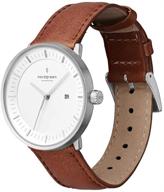 🕰️ nordgreen philosopher: the ultimate scandinavian silver watch with versatile interchangeable straps logo