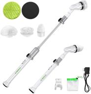 acrimax 360 electric spin scrubber: powerful cordless bathroom floor cleaning tool for tub, shower, kitchen, tile, and wall logo