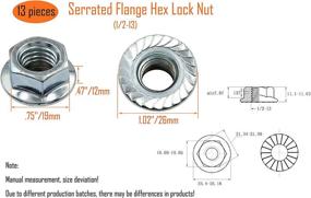 img 2 attached to LBY Flange Thread Serrated Galvanized
