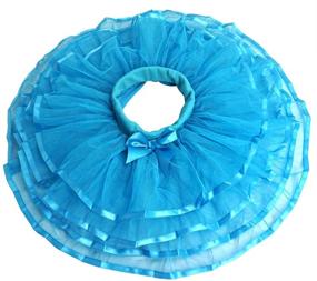 img 3 attached to BGFKS Layered Matching Hairbow Ballet Girls' Clothing for Skirts & Skorts