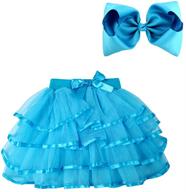 bgfks layered matching hairbow ballet girls' clothing for skirts & skorts logo