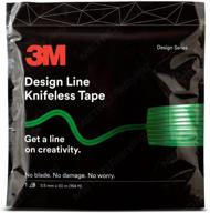 🔪 3m kts-dl1 design line knifeless tape - 50m (164ft): the ultimate cutting solution with precision and efficiency logo