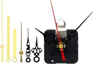 ⏰ youngtown 12888 clock movement mechanism with 3 pack clock hands silent sweep quartz clock motor kit diy repair parts replacement (0.92 inch shaft length, 23.5 mm) logo