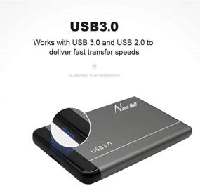 img 1 attached to 750 ГБ USB3.0 Переносной Внешний Жесткий Диск: Портативное хранилище для ПК, Mac, Xbox, PS4 - Серый