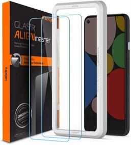 img 4 attached to Spigen Tempered Protector AlignMaster Designed Cell Phones & Accessories for Accessories