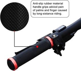 img 1 attached to 🚲 Clevsto Bike Grips | Mountain Bicycle Grips for Bicycle Handlebar