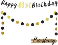 laskyer 61st birthday decoration set logo