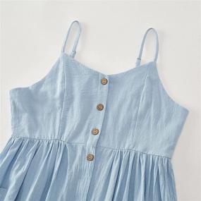 img 3 attached to 👗 Mumetaz Matching Outfits Sundresses for Girls' Clothing