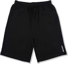 img 4 attached to Cool and Comfy ALWAYSONE Cotton Drawstring Shorts: Perfect for Active Boys' Athletics and Casual Wear