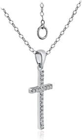 img 3 attached to Sea Ice Sterling Crucifix Necklace