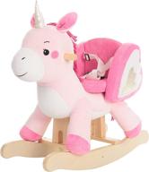🦄 labebe rocking unicorn stuffed rocker logo
