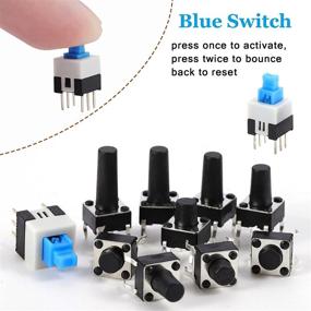 img 2 attached to 💪 Efficient and Durable: OCR 180Pcs Tactile Momentary Switches Assortment for Seamless Switching