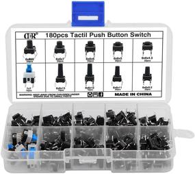 img 4 attached to 💪 Efficient and Durable: OCR 180Pcs Tactile Momentary Switches Assortment for Seamless Switching