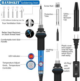 img 3 attached to Adjustable Temperature 🔧 Desoldering Tool for Electronics Soldering