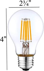 img 2 attached to 💡 SleekLighting 6W Filament Colored Dimmable Bulb