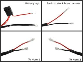 img 3 attached to 🚗 Enhance Your Vehicle's Sound with iJDMTOY 12V Horn Wiring Harness Relay Kit (Compatible with Car Truck Grille Mount Blast Tone Horns)