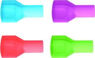 🌈 4 color pack big bite valve by camelbak for unisex adults logo