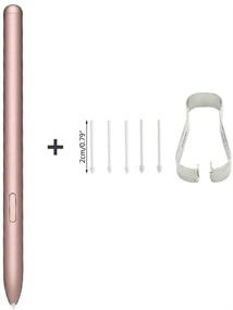 img 3 attached to 🖊️ Tab S7 / S7+ S Pen Replacement - Genuine S Pen for Samsung Galaxy Tab S7 / S7+ Plus (EJ-PT870) Stylus Pen + Tips/Nibs (Without Bluetooth) - Tab S7+/S7 Bronze