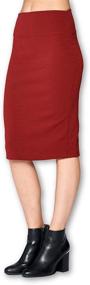 img 3 attached to Effortless Elegance: Women's Stretch Office Pencil Skirts in 3X-Large Size