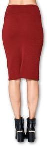 img 1 attached to Effortless Elegance: Women's Stretch Office Pencil Skirts in 3X-Large Size