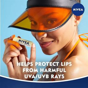 img 2 attached to NIVEA Recovery Medicated Lip Care - Broad Spectrum SPF 15 - Unisex Lip Balm for Chapped Lips - Pack of 6, 0.17 oz Stick