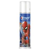 🕷️ crest kid's toothpaste pump | marvel's spiderman strawberry flavor | 4.32 ounce logo