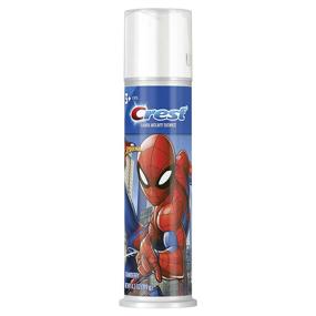 img 4 attached to 🕷️ Crest Kid's Toothpaste Pump | Marvel's Spiderman Strawberry Flavor | 4.32 Ounce