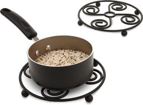 img 3 attached to Spectrum Diversified Scroll Trivet Black