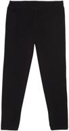 solid capri legging for girls - french toast logo