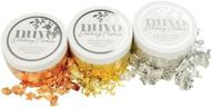 🎨 nuvo gilding flakes - radiant gold, silver bullion & sunkissed copper - 3 piece tonic studios bundle: enhance your crafts with stunning metallic finishes! logo