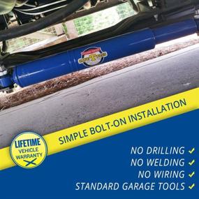 img 2 attached to 🚐 Enhance RV Safety with Safe-T-Plus 41-230 Blue Steering Stabilizer!