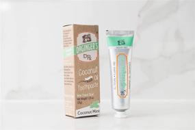 img 3 attached to Get Fresh Breath on the Go with Dr. Ginger's Coconut Oil Toothpaste - 3 Travel Size Packs (Coconut Mint Flavor)