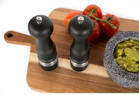 img 2 attached to 🌶️ COLE & MASON Ardingly Wood Pepper Grinder - Gourmet Precision Mechanism and Premium Peppercorns, Dark Brown Wooden Mill