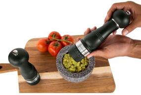 img 1 attached to 🌶️ COLE & MASON Ardingly Wood Pepper Grinder - Gourmet Precision Mechanism and Premium Peppercorns, Dark Brown Wooden Mill