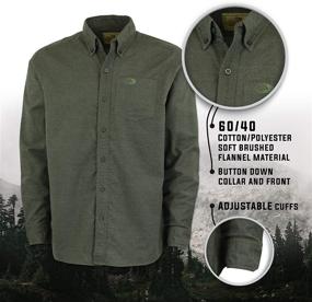 img 1 attached to 👕 Рубашка из фланели Mossy Oak - мужская одежда для рубашек с улучшенным SEO