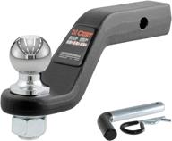 curt 45332 trailer hitch mount, 2-5/16-inch ball & pin, fits 2-inch receiver, 15,000 lbs, 4-inch drop logo