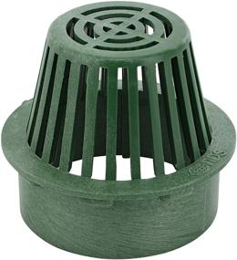 img 4 attached to 🟩 NDS Atrium Grate 6 inch - Green Plastic, Compatible with Spee-D Catch Basin Drain & 6 inch Drain Pipes & Fittings
