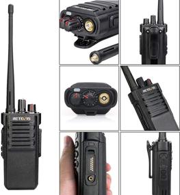 img 1 attached to 📻 Retevis RT29: Heavy Duty Two Way Radios with Long Range, High Power, Waterproof Mic & 3200mAh Battery (4 Pack)