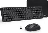 🖥️ uhuru wireless keyboard and mouse combo with mouse pad for laptop/desktop - full size, long battery life logo