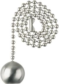 img 2 attached to Enhance Your Décor with Westinghouse Lighting 77217 Decorative Pull Chain in Brushed Nickel - 12 Inches