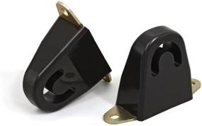 img 1 attached to 🚙 Daystar Jeep YJ Wrangler Front 2-Inch Extended 5-Inch Tall Polyurethane Bump Stop Set (2 per set) | Fits 1987-1996 2/4WD | KJ09120BK | Made in America | Black