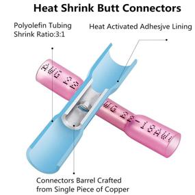 img 2 attached to Qibaok Waterproof Electrical Connectors for Automotive, Industrial, and Wiring & Connecting Applications