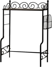 img 2 attached to 🚽 "Корольская мебель - полка для ванной комнаты-этажерка с органайзером для свободного хранения
