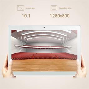 img 1 attached to 📱PADGENE Android 8.1 Фаблет-планшет: 10.1-дюймовый планшет на базе Google Android с четырехъядерным процессором, двойной камерой, WiFi, Bluetooth, экраном IPS HD 1280x800, Google Play (16 ГБ, золотой)