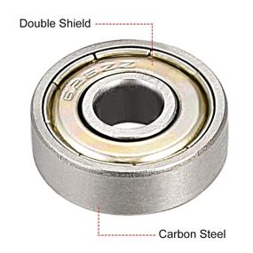 img 3 attached to 🔧 Uxcell Double Groove Bearings: Optimal Power Transmission Products for Bearings