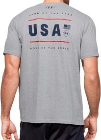 img 1 attached to Men's Freedom USA Chest T-Shirt by Under Armour